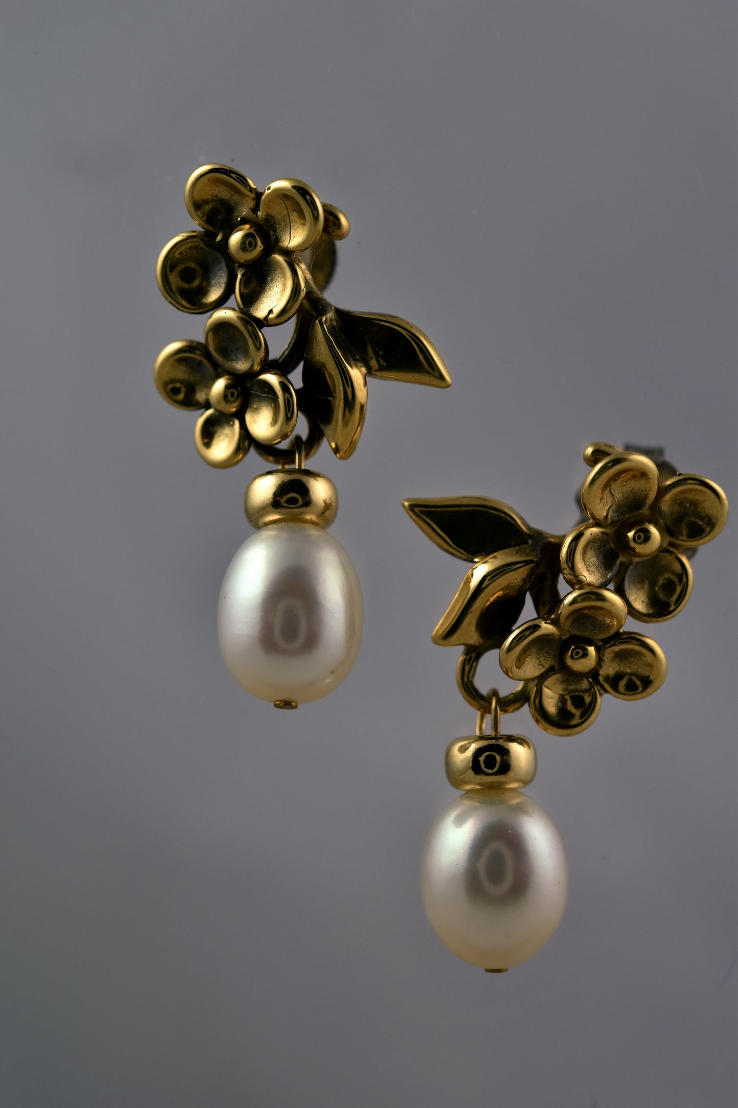Two Flowers Earrings
