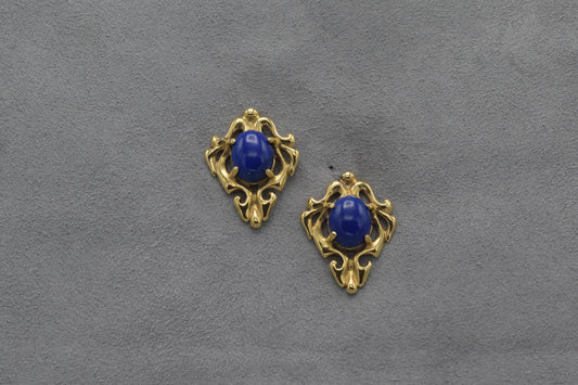 Scroll Shield Earrings